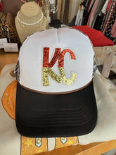 Load image into Gallery viewer, Sparkle KC Animal Print Mesh Back Trucker Hat

