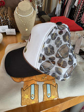 Load image into Gallery viewer, Sparkle KC Animal Print Mesh Back Trucker Hat
