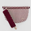 Woven Checker Sling Bags