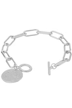 Load image into Gallery viewer, Coin Charm Toggle Bracelet
