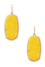 Load image into Gallery viewer, Colorful Druzy Oval Earrings

