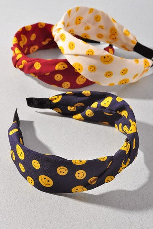 Smiley Face Head Bands