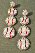 Load image into Gallery viewer, Baseball &amp; Diamond Earrings
