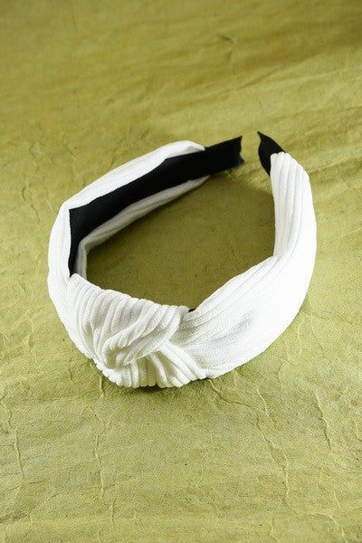 Knotted Corduroy HeadBand – STYLE HOUSE Boutique display picture 1