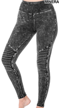 Load image into Gallery viewer, Charcoal Moto Jeggings
