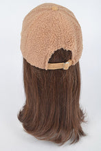 Load image into Gallery viewer, Beige Corduroy &amp; Sherpa Baseball Cap
