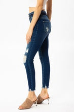 Load image into Gallery viewer, High Rise Double Detail w/ Scuff Knees &amp; Ankles KanCan Jeans
