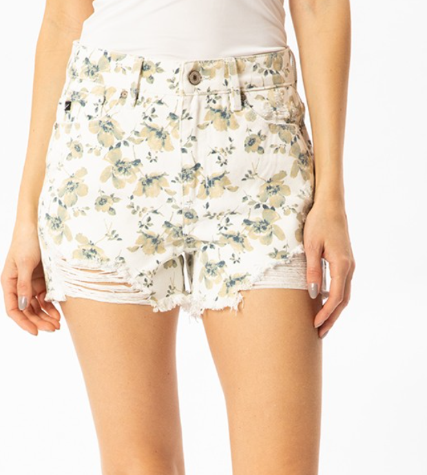 Floral Print KanCan Shorts