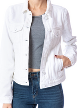 Load image into Gallery viewer, White KanCan Jean Jacket
