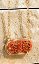 Load image into Gallery viewer, Oval Filigree Necklace
