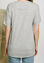Load image into Gallery viewer, Heather Gray Pocket Tee
