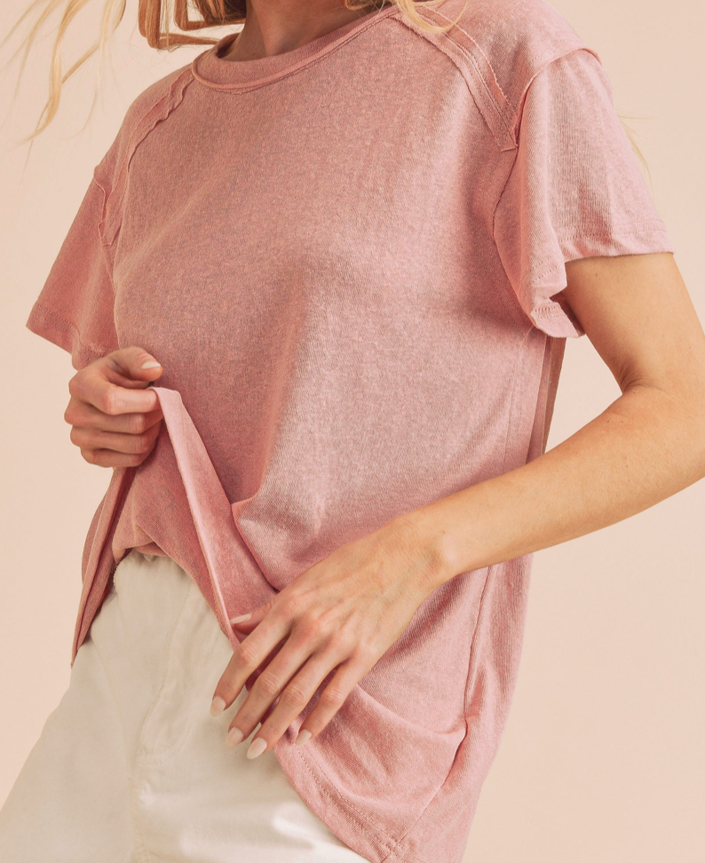 Pink Junie Short Sleeve