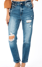 Load image into Gallery viewer, Distressed &quot;Mom&quot; KanCan Jeans
