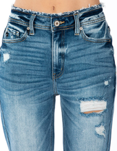 Load image into Gallery viewer, Distressed &quot;Mom&quot; KanCan Jeans
