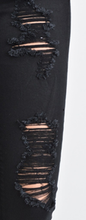 Load image into Gallery viewer, Black Distressed Skinny KanCan Jeans
